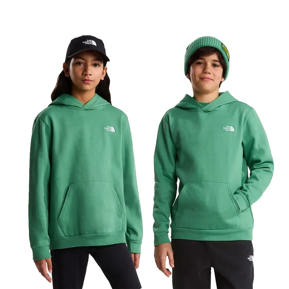 Детское худи для девочек с капюшоном Evolution Simple Dome The north face, Green