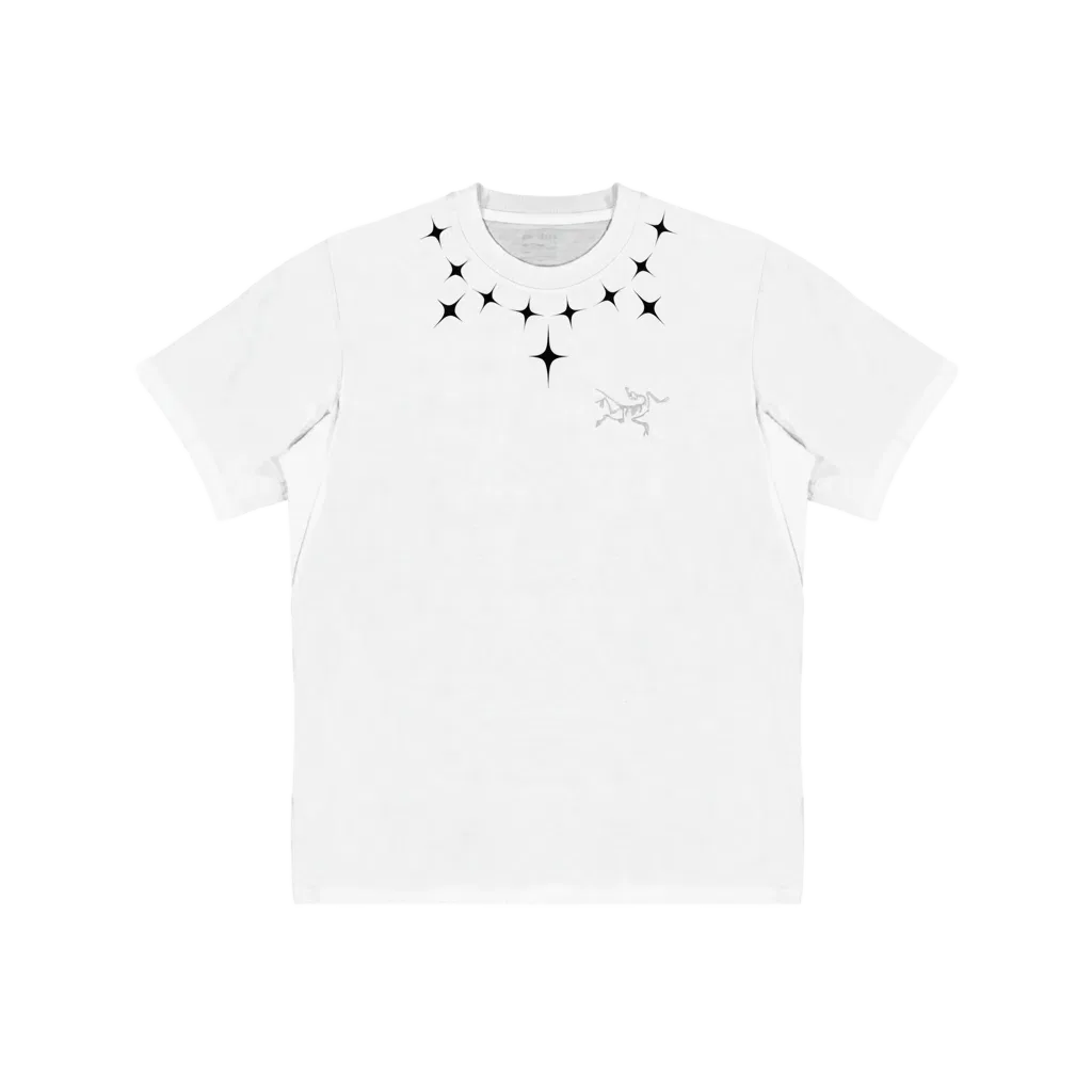Футболка с круглым вырезом Крагг Arcteryx, Ivory White/White Light