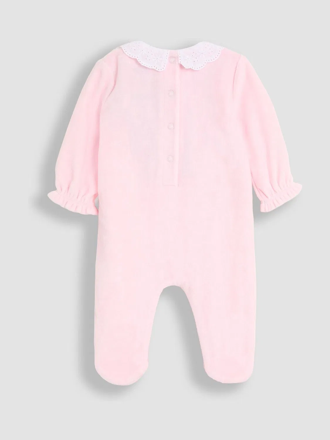 Комбинезон с вышивкой Flopsy Bunny Jojo Maman Bébé, розовый — фото 2