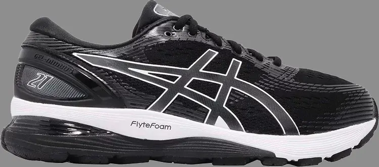 

Кроссовки gel nimbus 21 4e wide 'black' Asics, черный