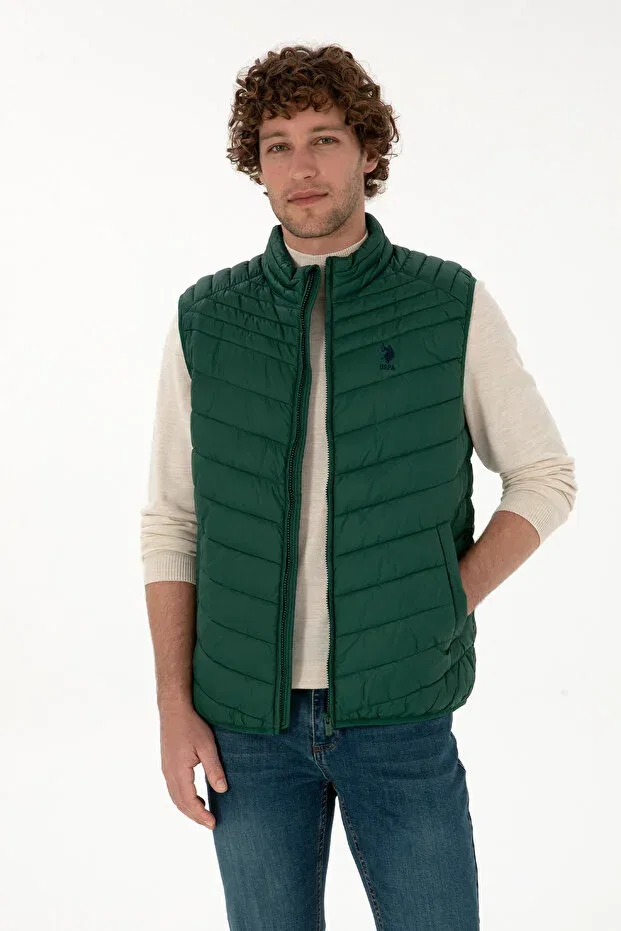Мужской жилет без рукавов U.S. Polo Assn., Dark Green — фото 3