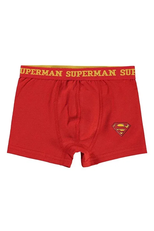 Детские трусы-боксеры для мальчиков хлопковые комплект 3 шт Superman, Yellow — фото 3