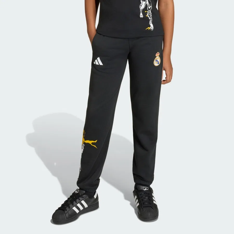 Детские спортивные брюки adidas Real Madrid Avengers Pants Kids, Черный