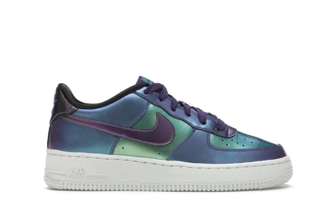Детские кроссовки Lifestyle Nike Air Force 1 Low, Court Purple/Neptune Green-Black-Rush Pink