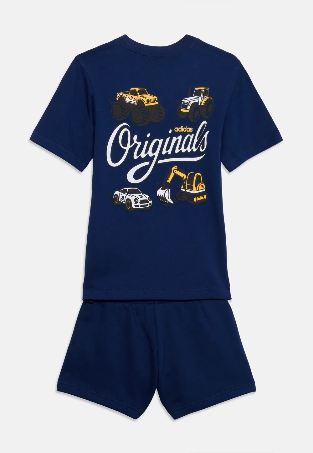 Набор игрушечных машинок унисекс - футболка с принтом Adidas Originals, Dark Blue — фото 2
