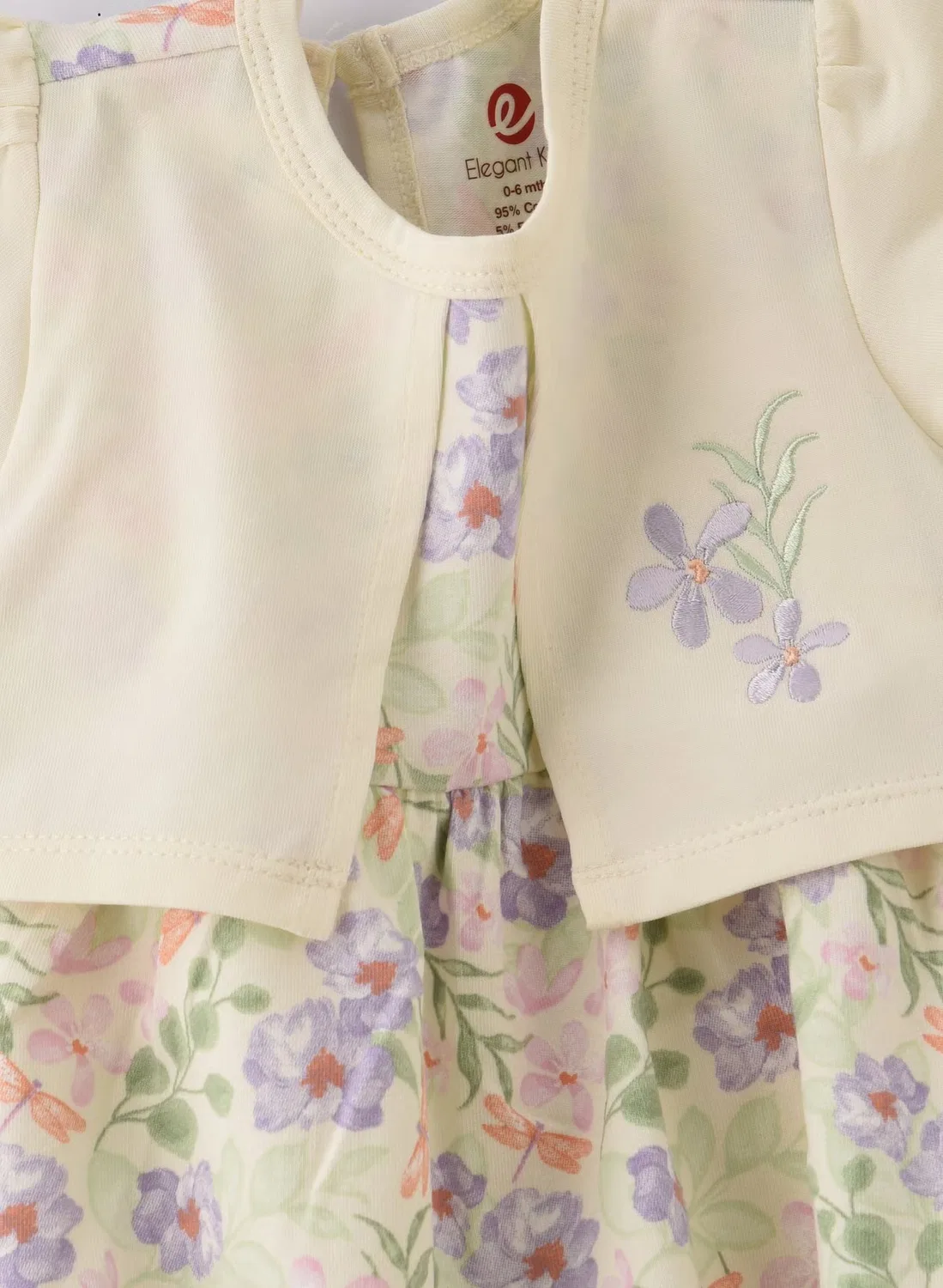 Комплект платьев хлопковый Newborn Elegant Kids, мультиколор — фото 3