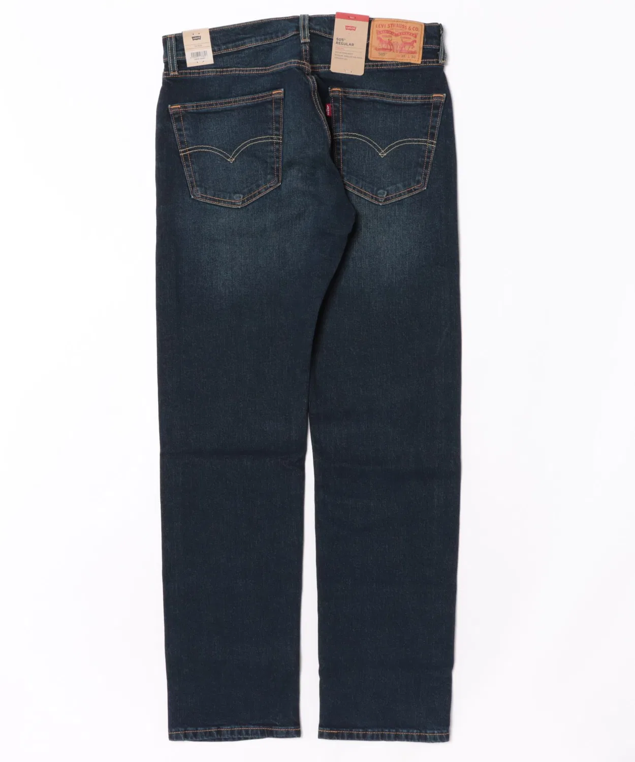 Мужские джинсы классические прямые с брендом Levi's, One Wash — фото 2