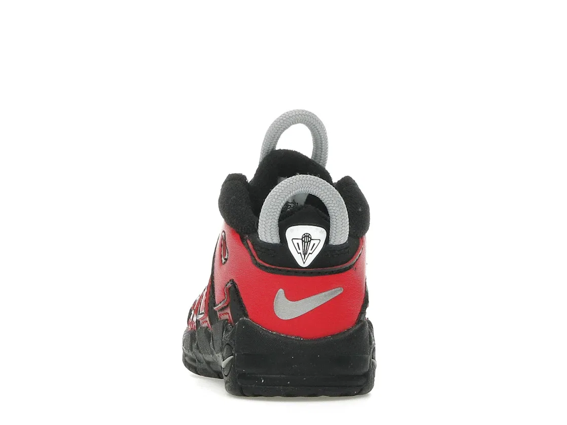 Детские кроссовки Lifestyle Nike Air More Uptempo Nike, Black/University Red-Midnight Navy-White — фото 4