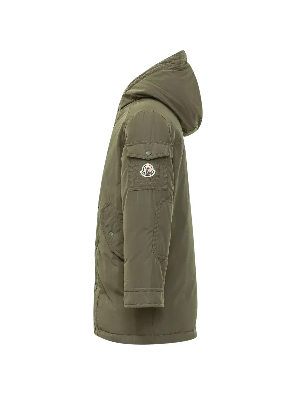 Куртка-парка Nahan с капюшоном Moncler Enfant, зеленый — фото 3