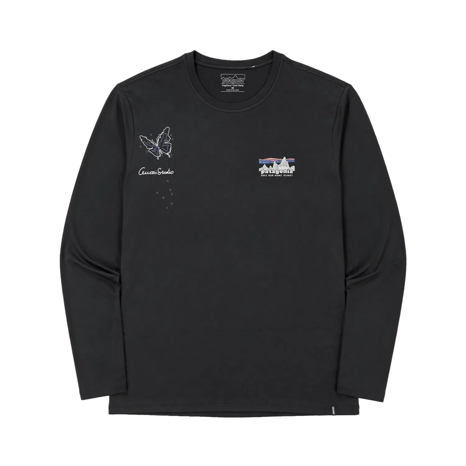 Футболка с круглым вырезом Capilene Patagonia, Black/Blk