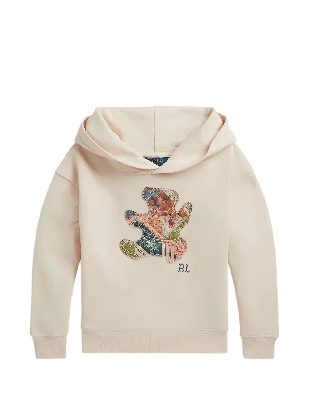 Толстовка Polo Bear пэчворк Polo Ralph Lauren Kids, бежевый