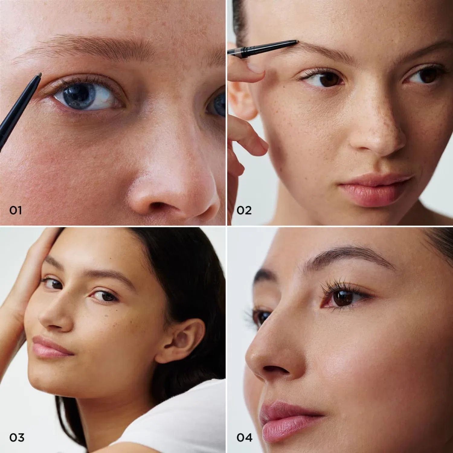 Карандаш для бровей с кисточкой, 0,06 г, с экстрактом мастики, CLARINS, 04 Dark Brown — фото 4