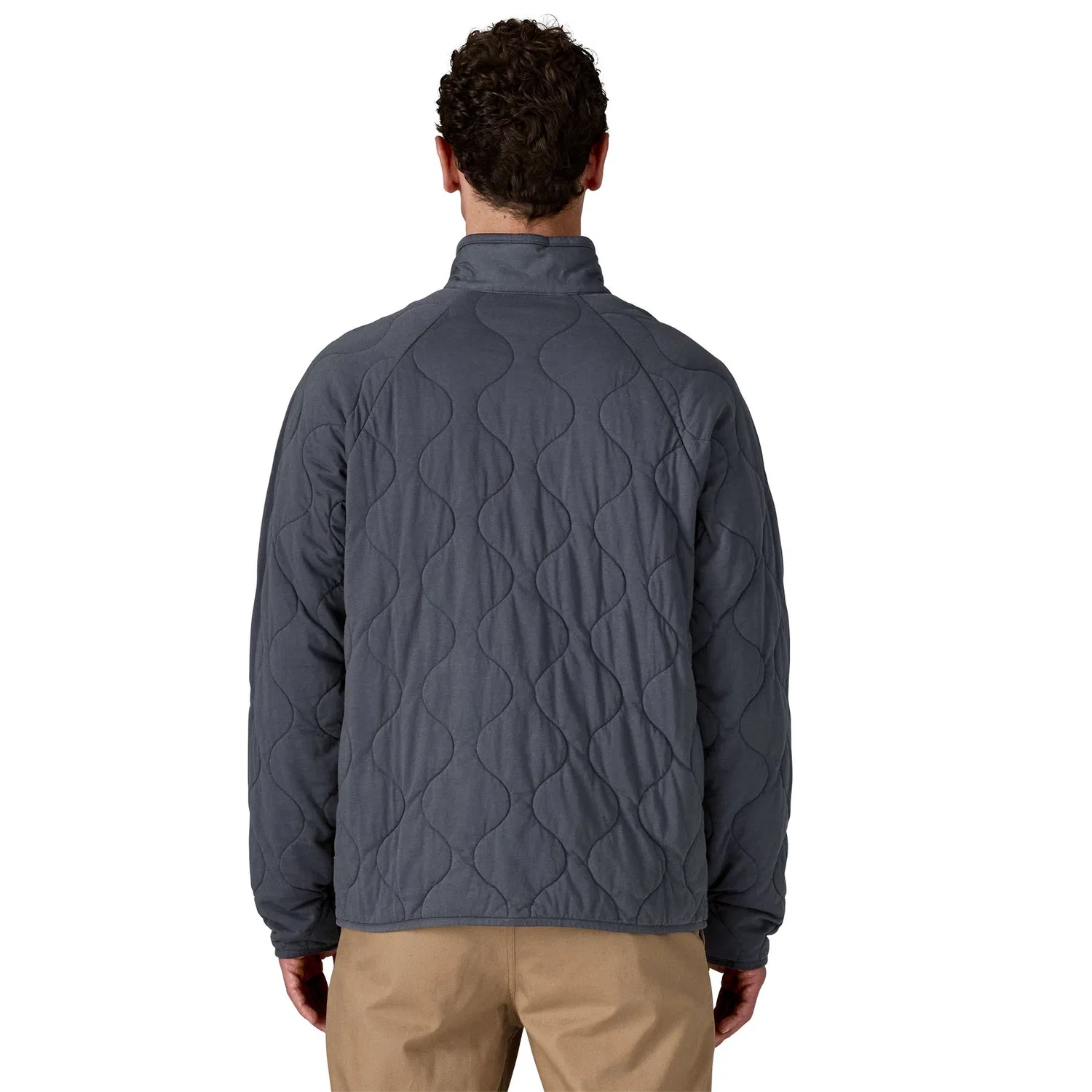 Куртка утепленная стеганая с полной молнией Daily Quilted Insulated Patagonia, Smolder Blue — фото 3