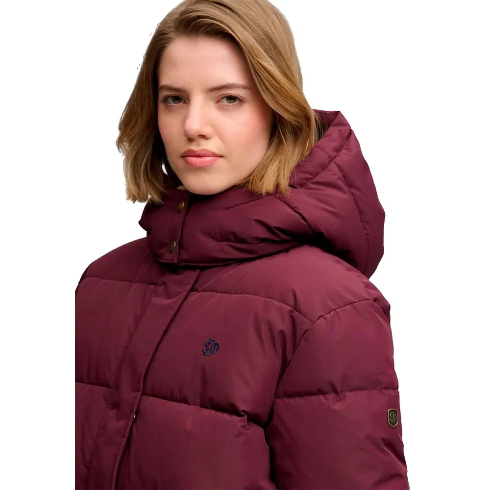 Женское утепленное пальто Premium Puffer Superdry, Red — фото 4