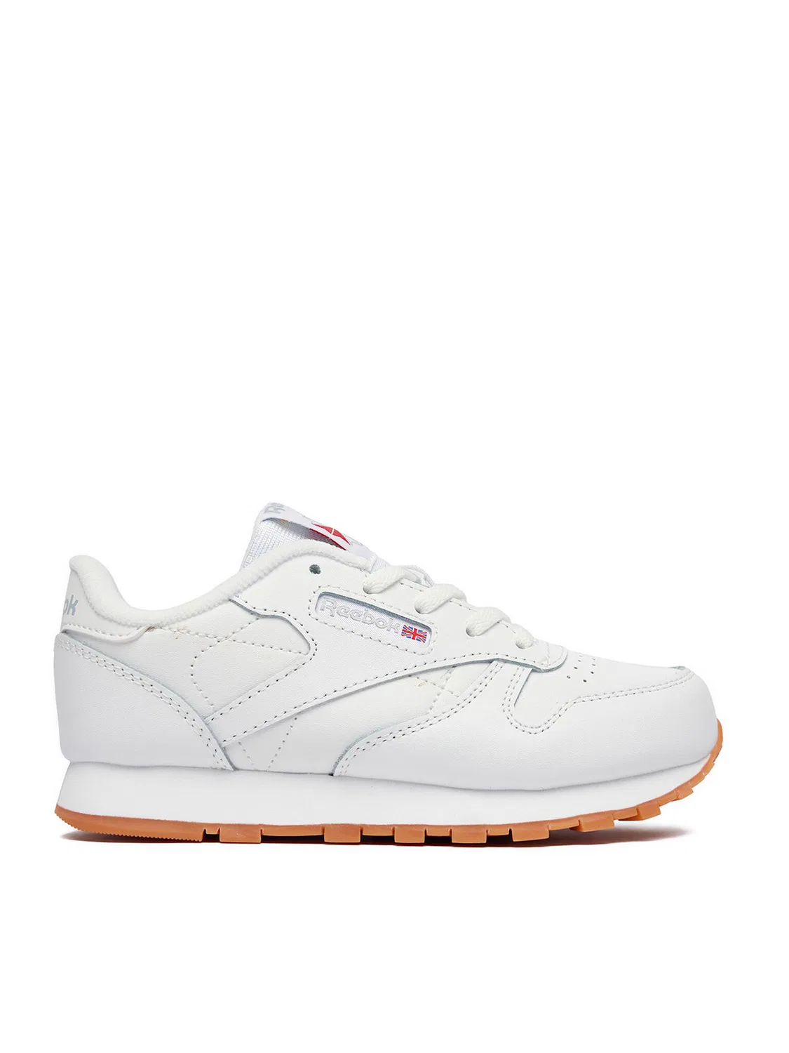 Кроссовки для девочки LEATHER Reebok, белый — фото 2