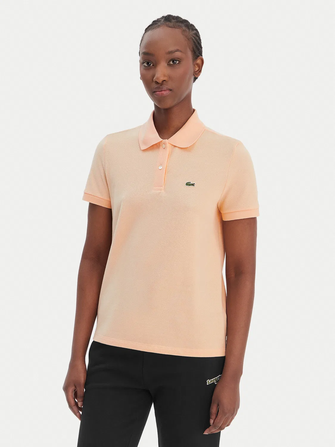 Женское поло стандартного кроя Lacoste, розовый