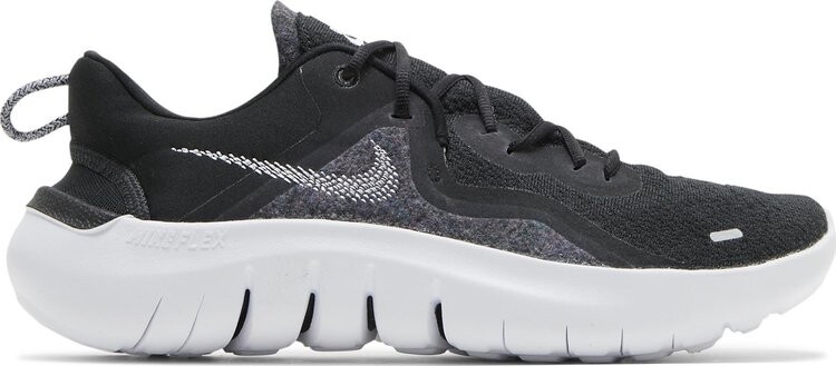 

Кроссовки Nike Flex Run 2021 'Black White', черный