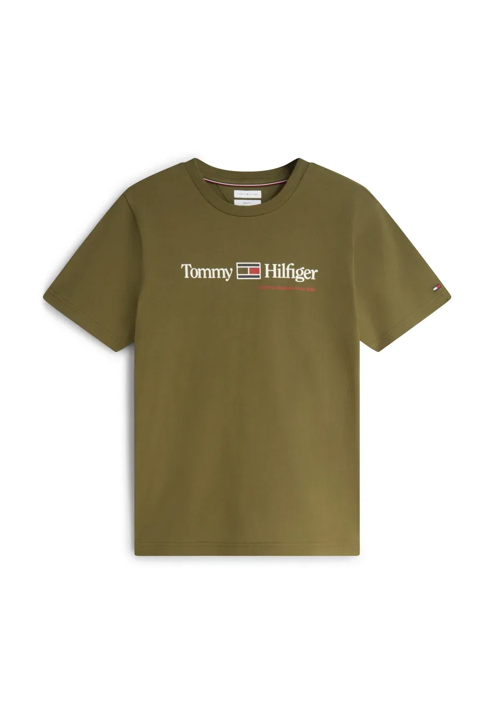 Футболка с графическим принтом - футболка с принтом Tommy Hilfiger, Huntsman Green — фото 4