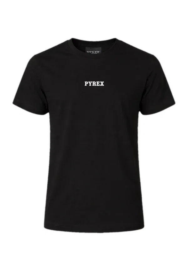 Комплект спортивных брюк с принтом Pyrex, черный — фото 2