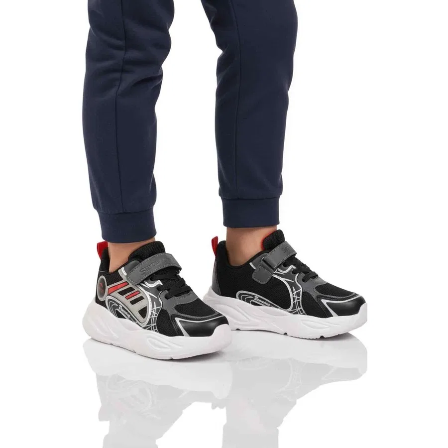 Кроссовки с липучками Kelsy F Slazenger, Черно-красный