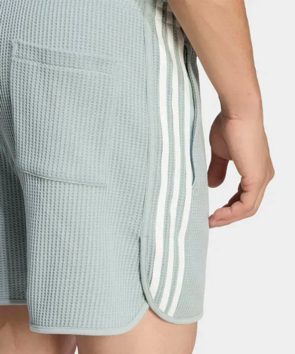 Шорты спортивные из вафли, укороченные, Adidas, мудрец — фото 4