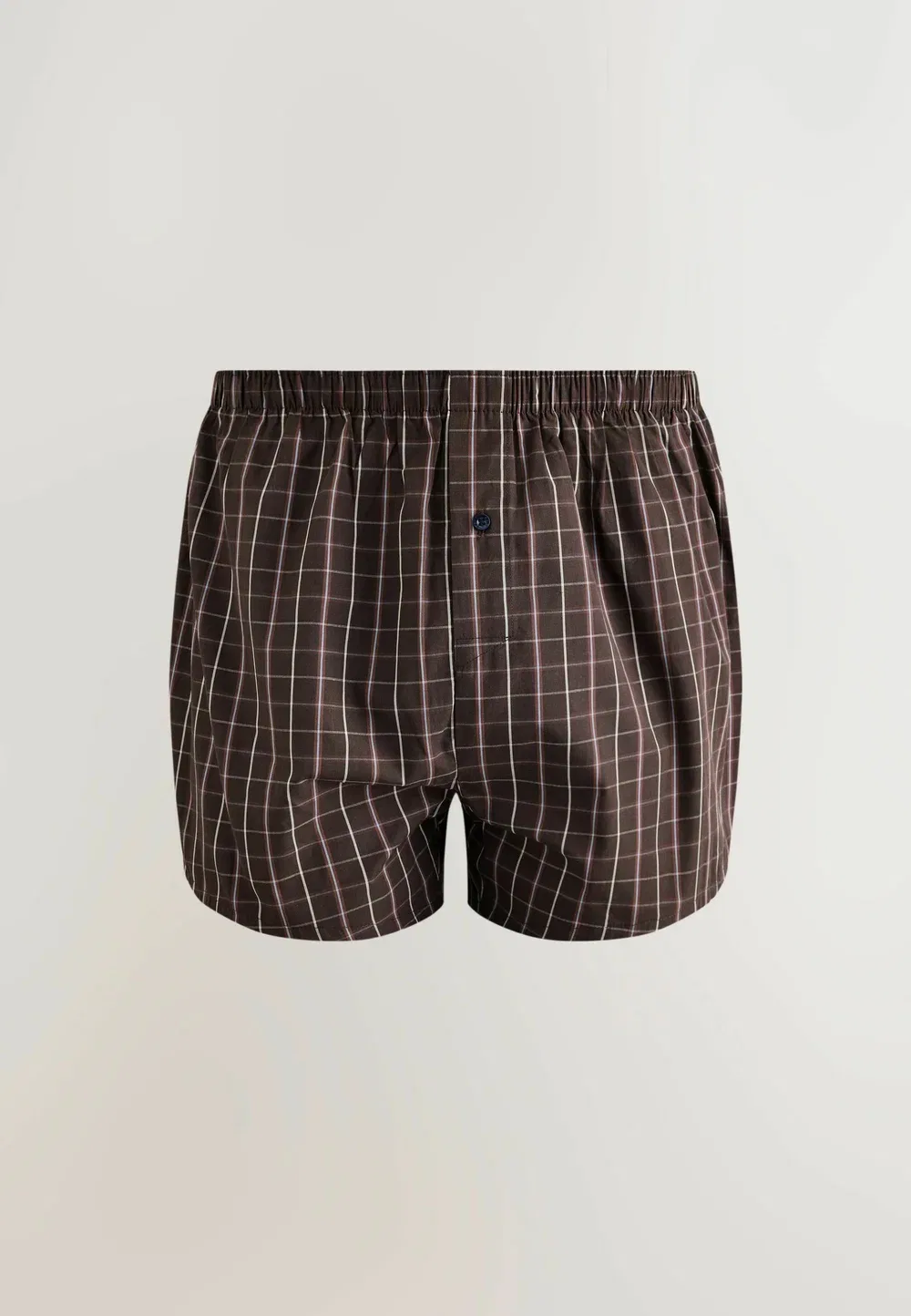 8 пар боксерских трусов Next, Navy Green Check — фото 4