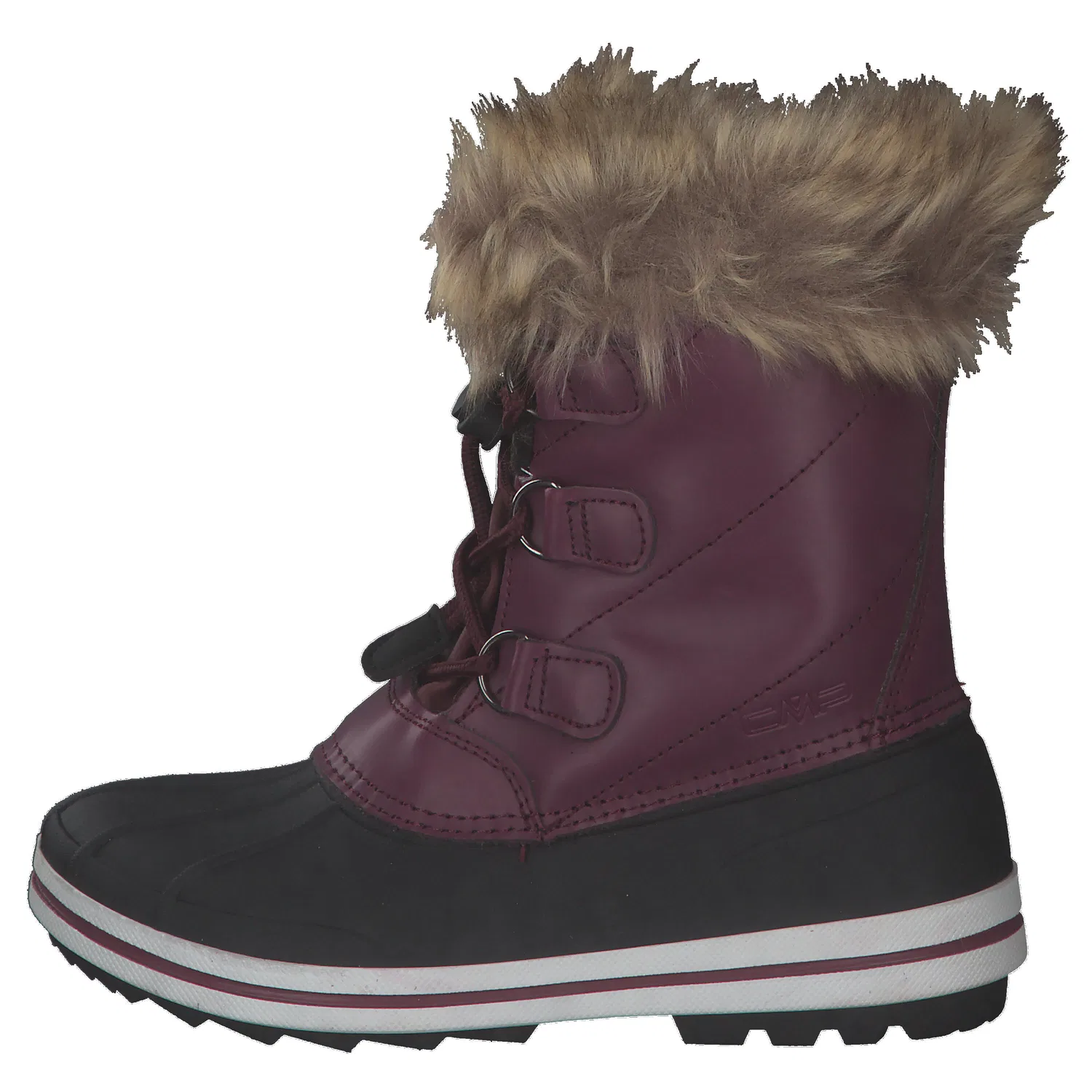Детские зимние сапоги с мембраной Anthilian Snow Boot Waterproof Cmp, Rot / Bordeaux / Karminrot — фото 2