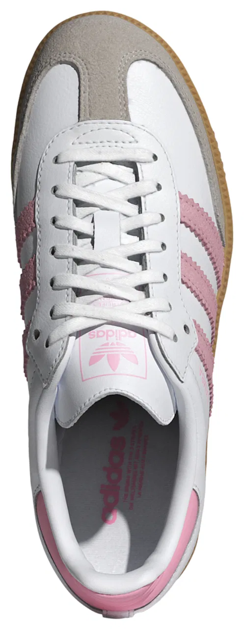 Кроссовки для девочек Samba OG Adidas, цвет Gum/White/Light Pink — фото 4