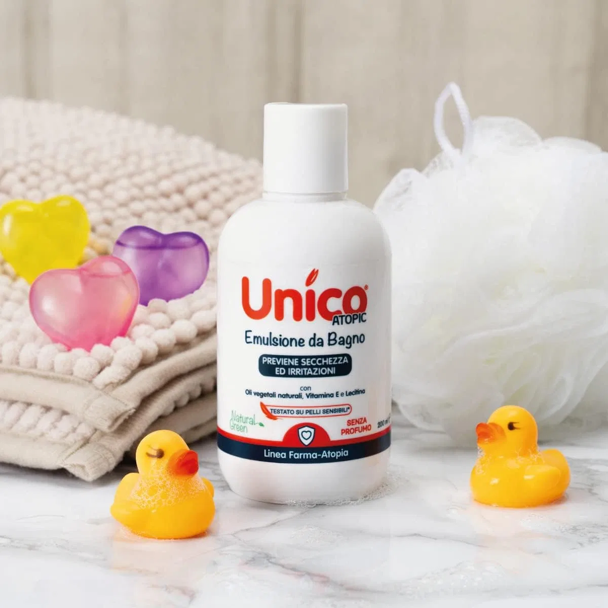 Эмульсия для ванн UNICO, с витамином E, 200 мл Sterilfarma Evolution — фото 3