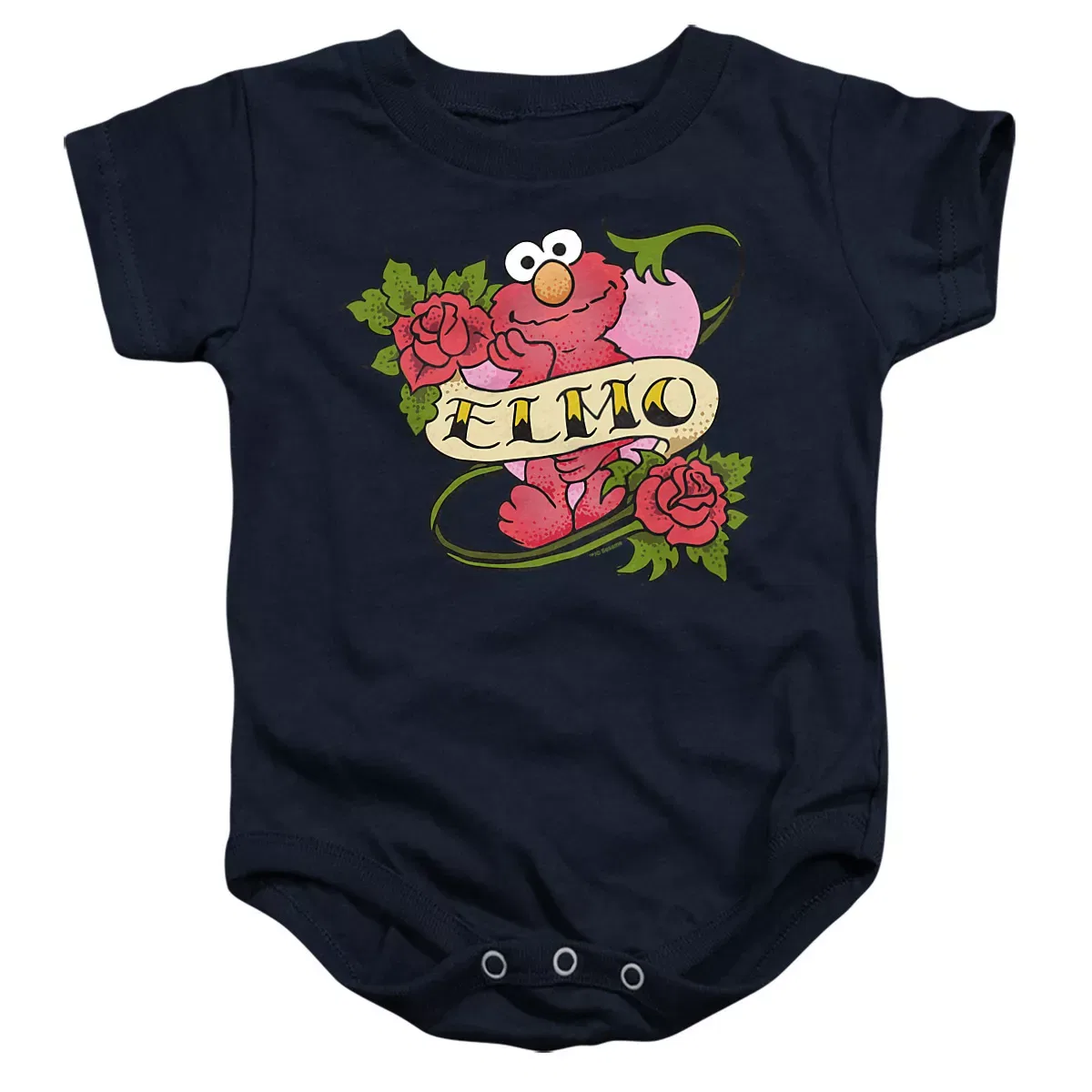 Детское боди с коротким рукавом Sesame Street, Navy
