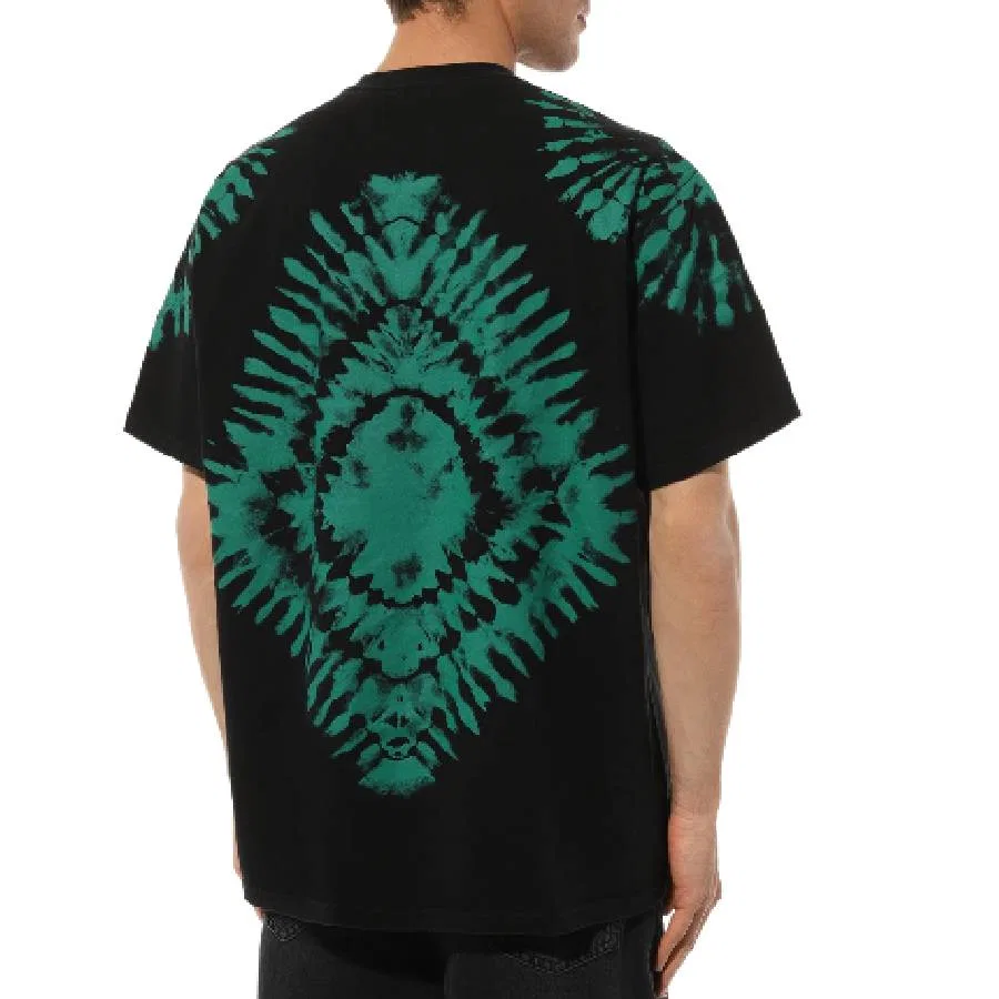 Футболка с принтом Tie-Dye Pattern Burberry, Black/Green — фото 4