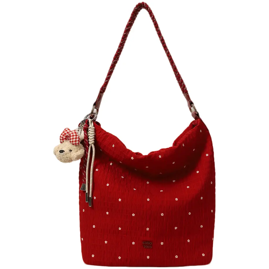 

PAYOT Нейлоновая красная сумка через плечо в горошек Regular Women's Cherry Red