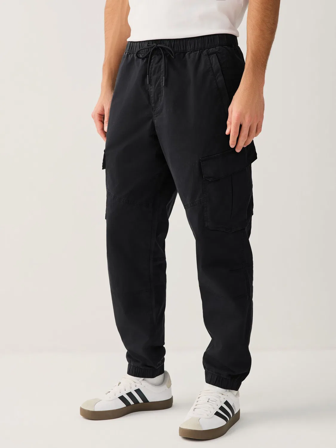 Брюки карго Regular Tapered Fit Next, черный