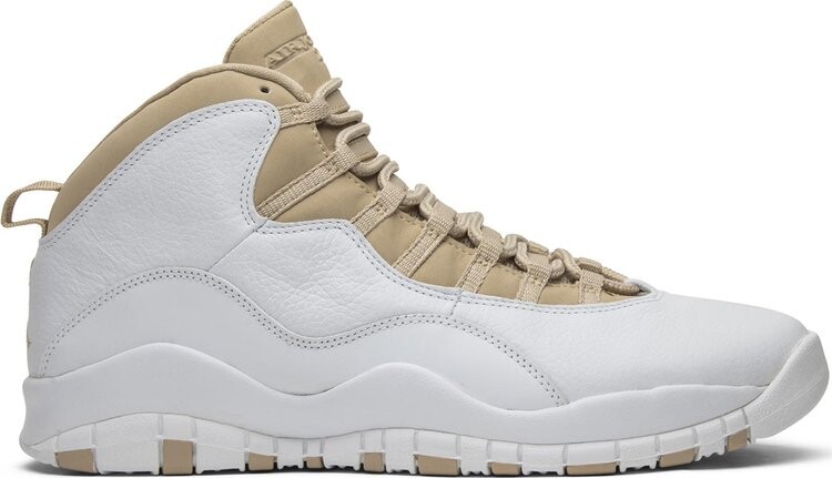 

Кроссовки Air Jordan 10 Retro Linen 2005, белый, Белый;серый, Кроссовки Air Jordan 10 Retro Linen 2005, белый