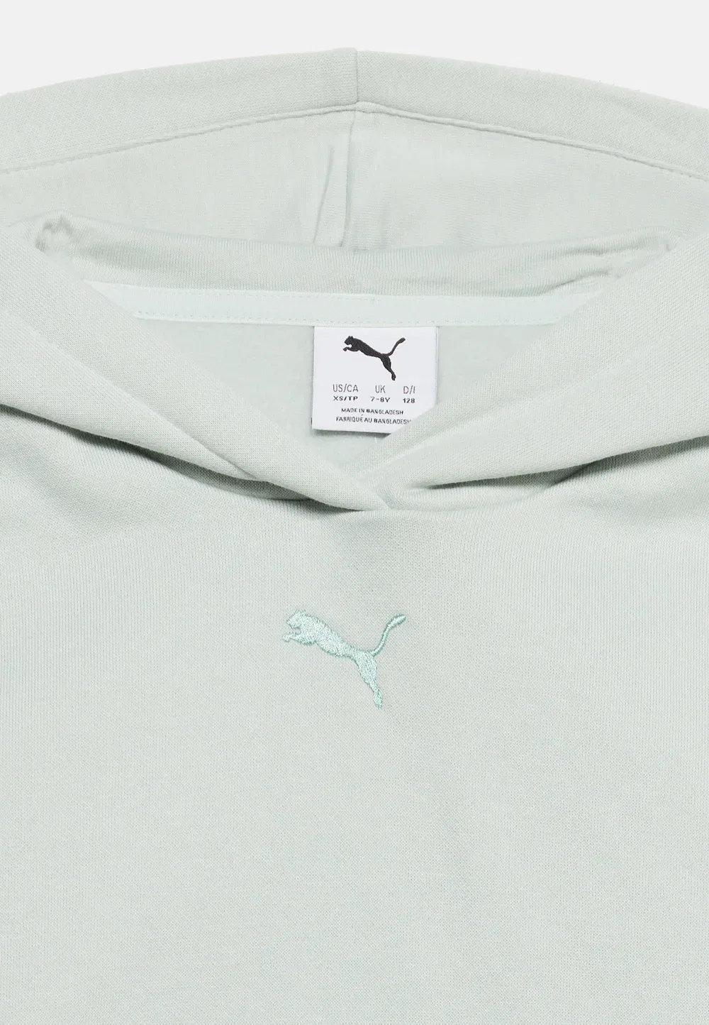 Толстовка унисекс с центрированным логотипом кошки Puma, Créme De Mint — фото 3