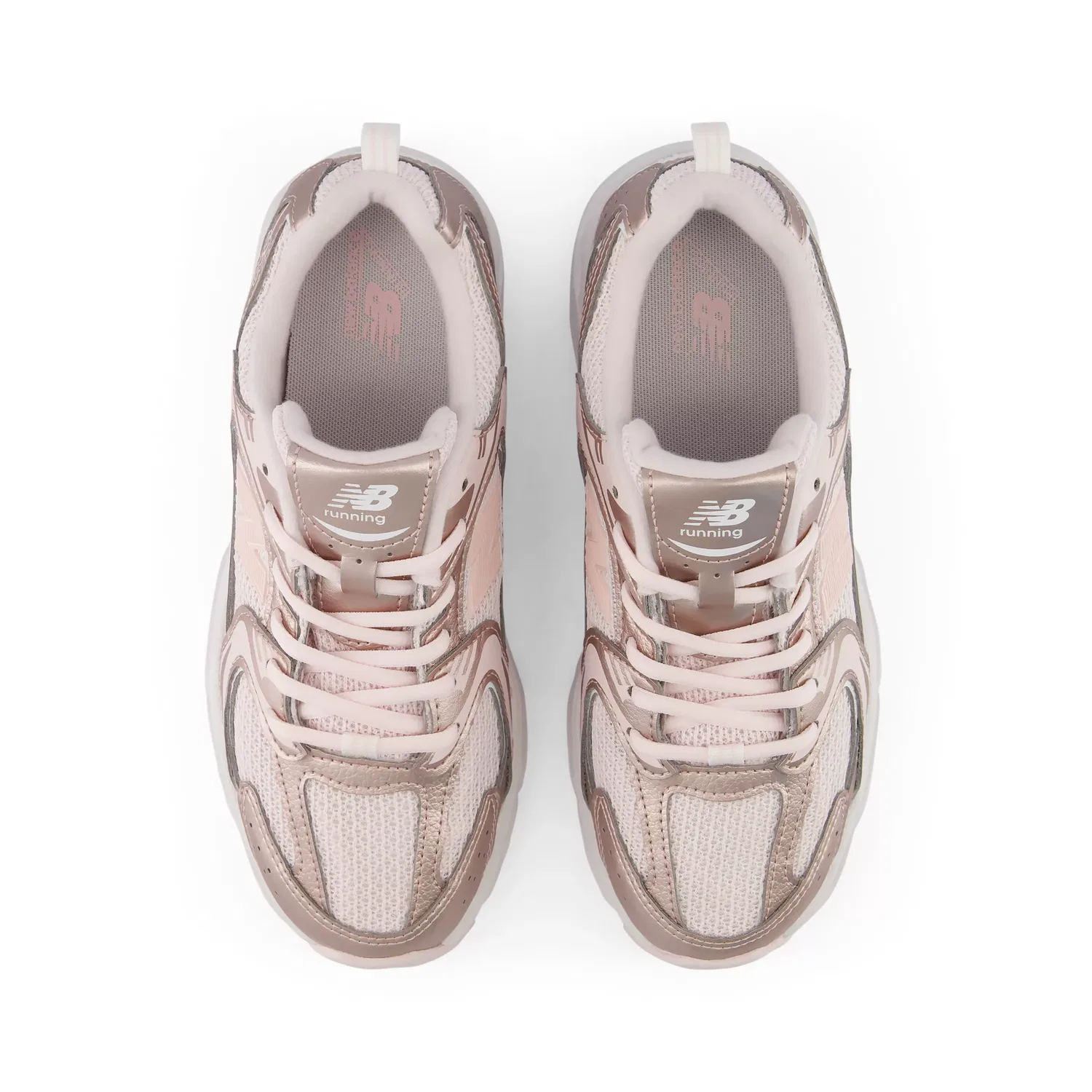 Детские кроссовки с шнуровкой 530 Lace New Balance, Shell Pink With Pink Salt — фото 4