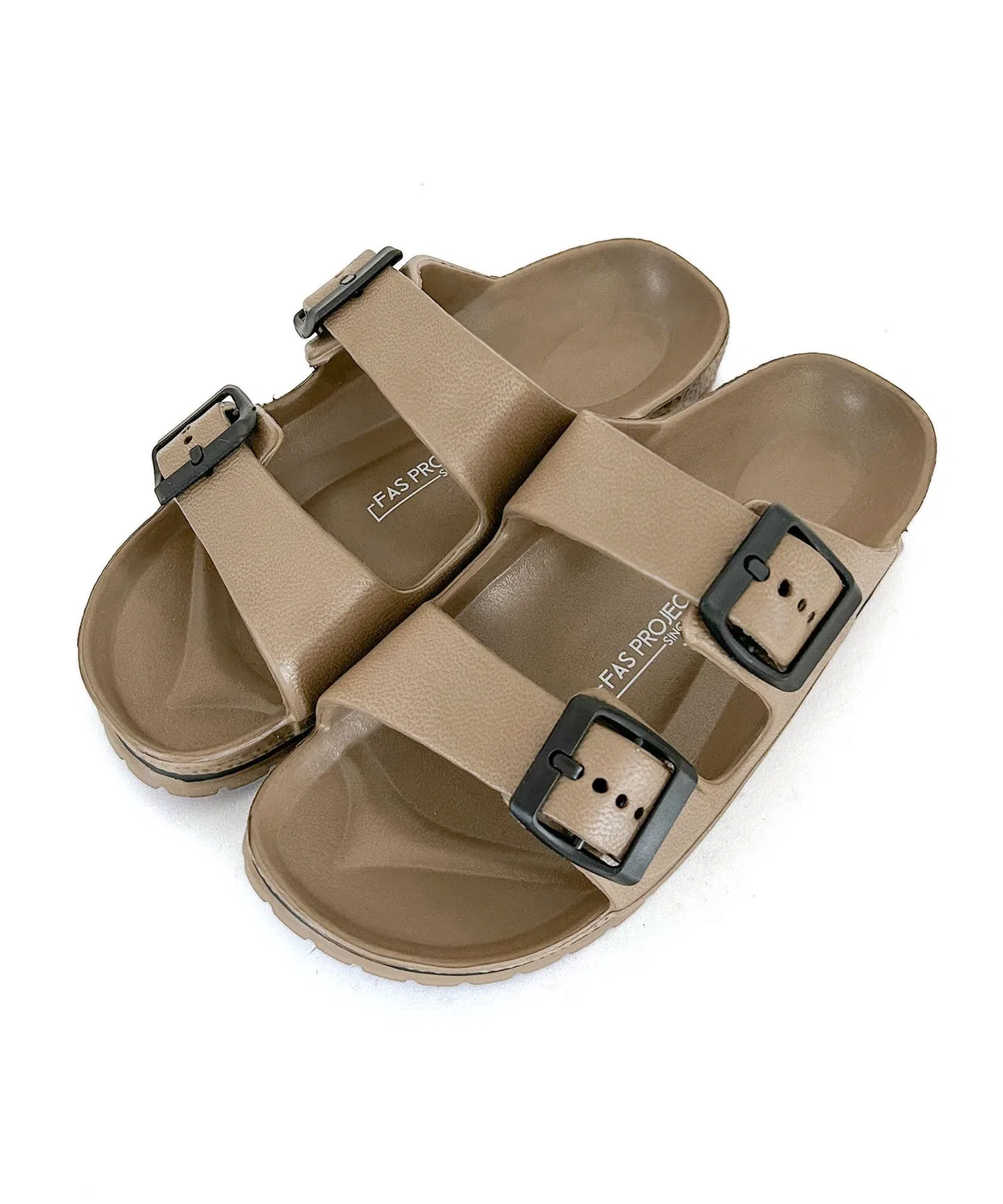 Детские сандалии-спортивные с двойным ремешком EVA SOROTTO, Khaki — фото 4