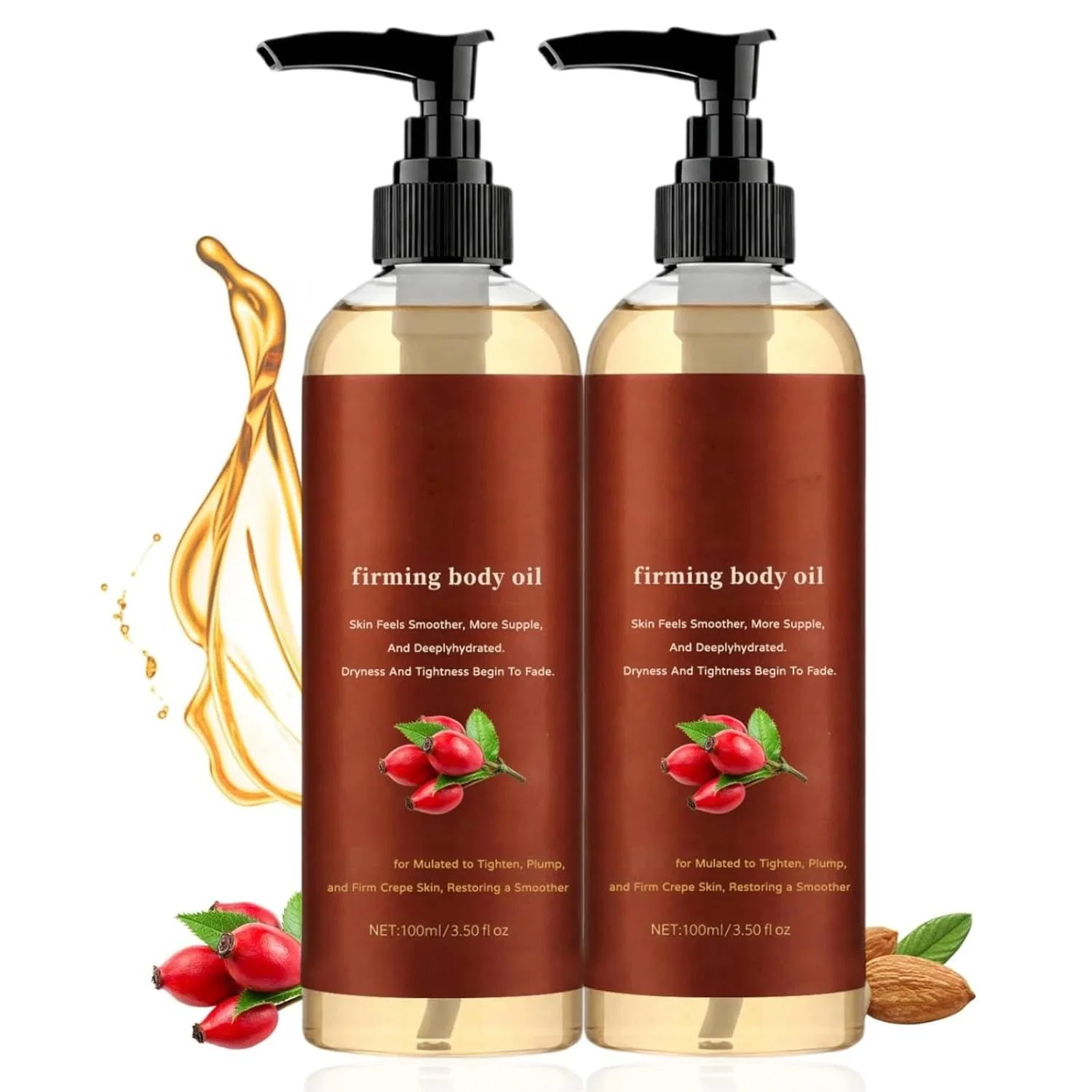 Масло для тела Cavo Glow Body Oil, лифтинг, подтягивающее, 2 шт, 100 мл Vokkrv