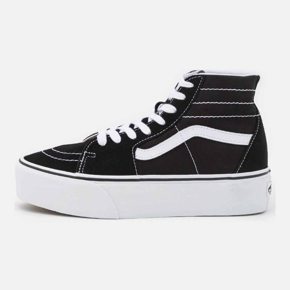 

Кроссовки Vans Sk8 Hi Tapered Stackform, black/true white, Черный, Кроссовки Vans Sk8 Hi Tapered Stackform, black/true white