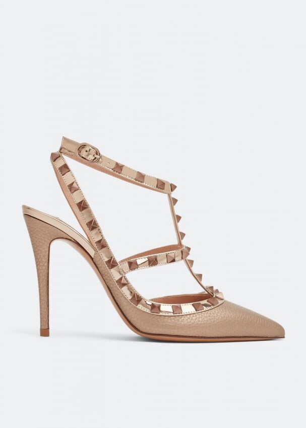 

Туфли VALENTINO GARAVANI Rockstud pumps, металлик