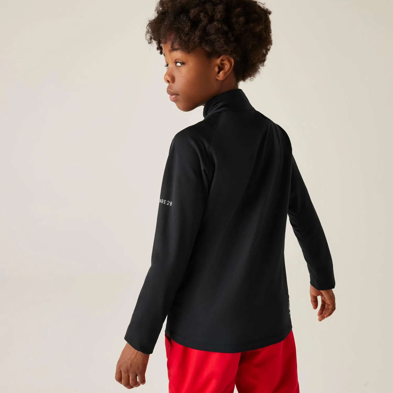 Детский свитер с принтом Kids Consist II Core Stretch Midlayer, Dare 2B, Ultraschwarz — фото 2