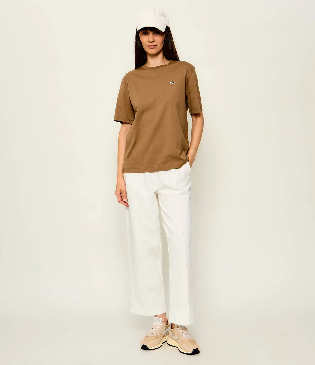 Футболка свободного кроя Lacoste, Marrone — фото 2