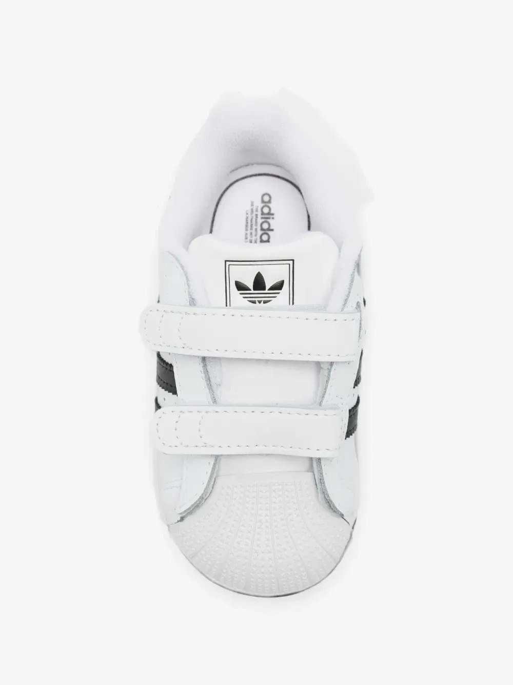 Кроссовки Superstar II с ремешком на липучке adidas, белый — фото 3