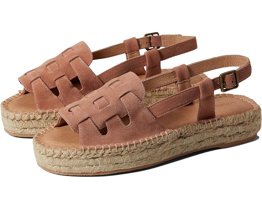 

Сандалии Soludos Sanibel Fisherman Sandal, цвет Sahara Pink