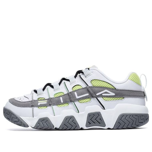 

Кроссовки ade barricade sneakers 'white grey' Fila Fusion, белый