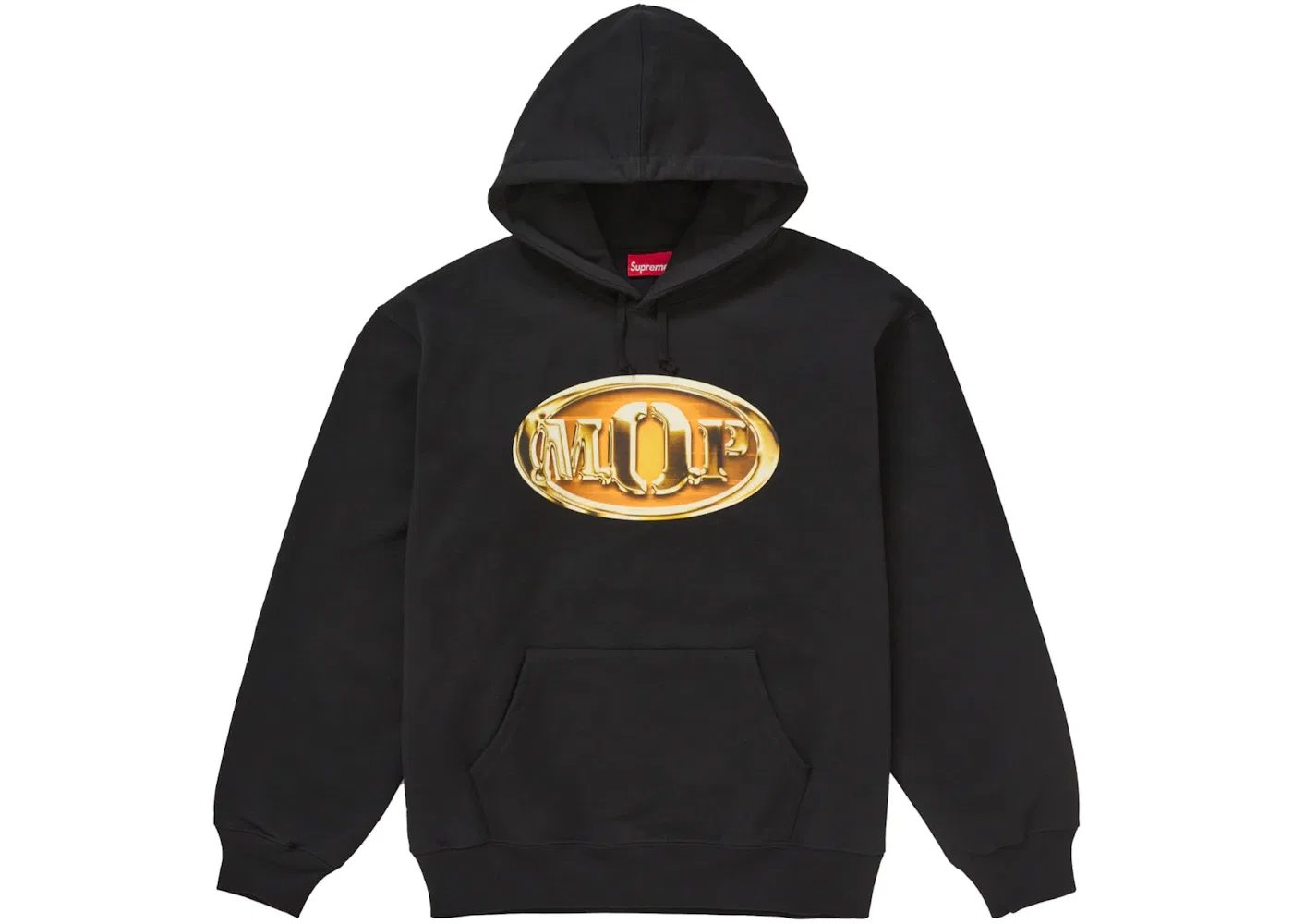 Мужская худи с капюшоном Supreme M.O.P. Hooded Sweatshirt, Black