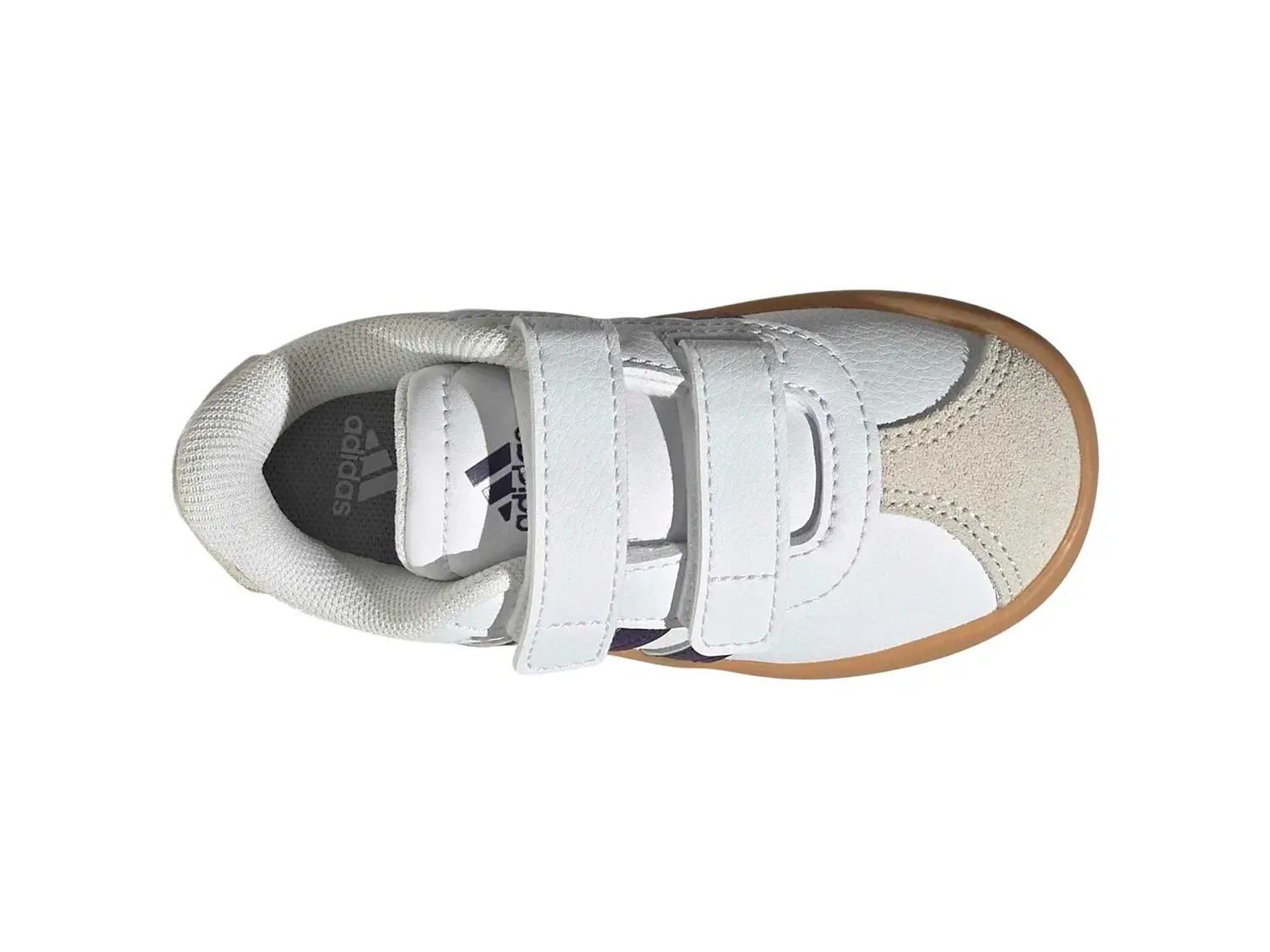 Кроссовки VL Court 3.0 для мальчиков, adidas, белый — фото 3