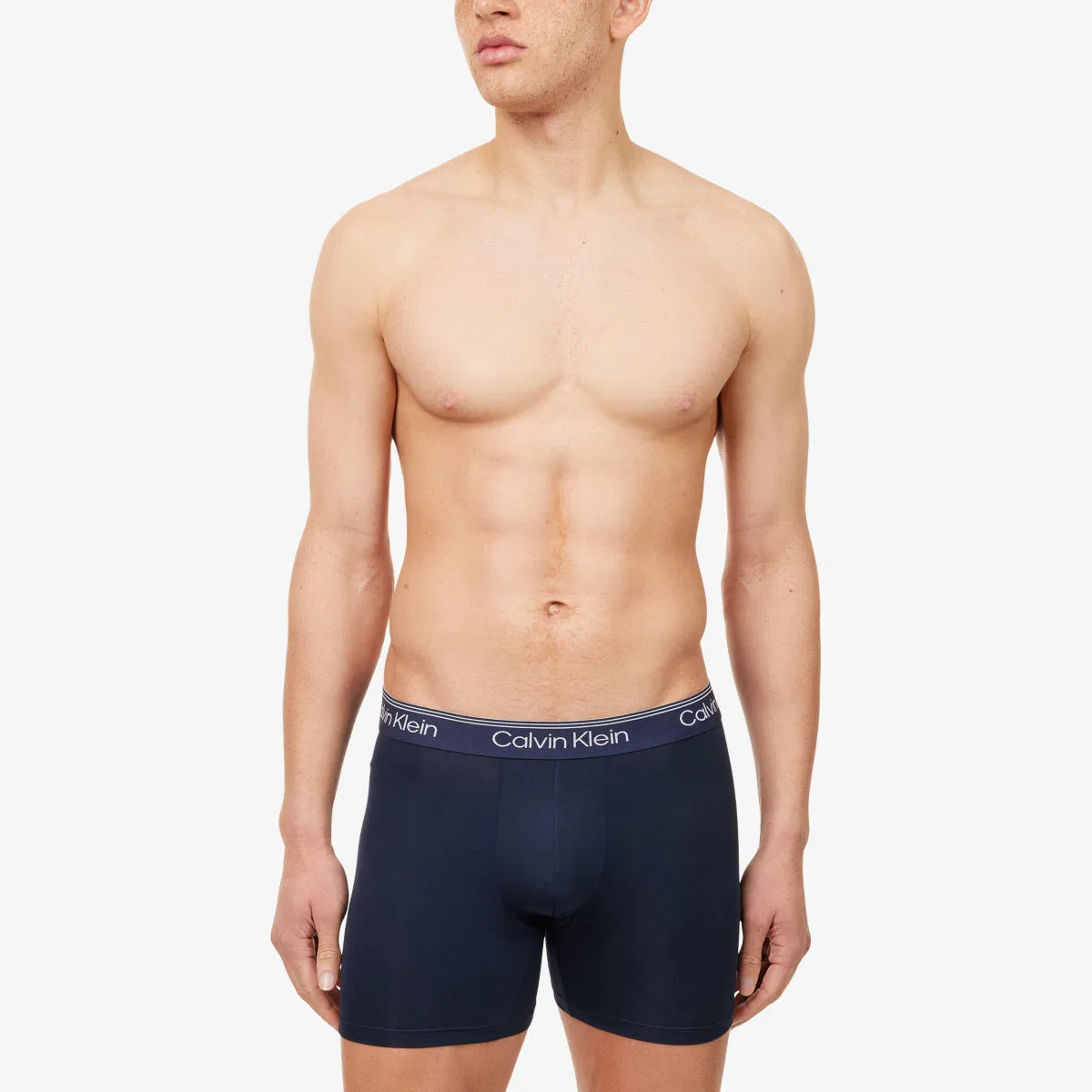 Комплект из трех боксеров из эластичной микрофибры Calvin Klein, мультиколор — фото 2