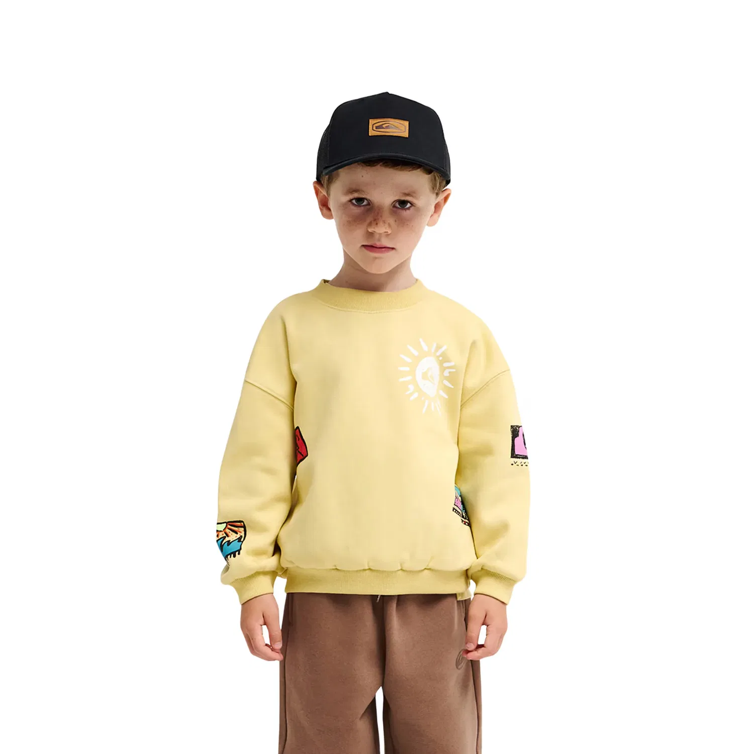 Детская худи для мальчиков оверсайз Hippie Jump Quiksilver, Amarillo