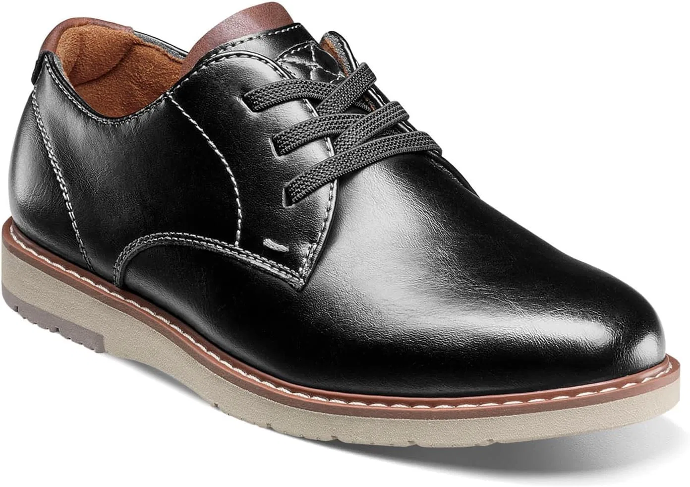 Детские оксфорды с закрытым носком Vibe Florsheim, Black